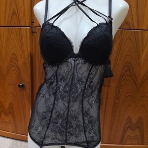 La SENZA Black Lace Merrywidow